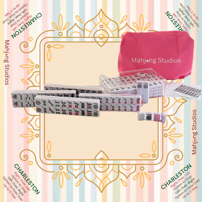Mahjong Studios β Blush & Bamboo American Mahjong Bundle (166 Tiles)