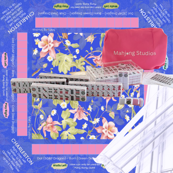 Mahjong Studios β Blush & Bamboo American Mahjong Bundle (166 Tiles)