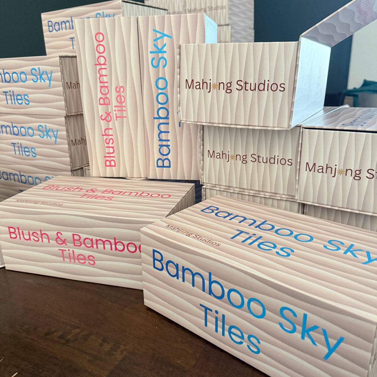 Mahjong Studios β Bamboo Sky American Mahjong Tile Set (166 Tiles)