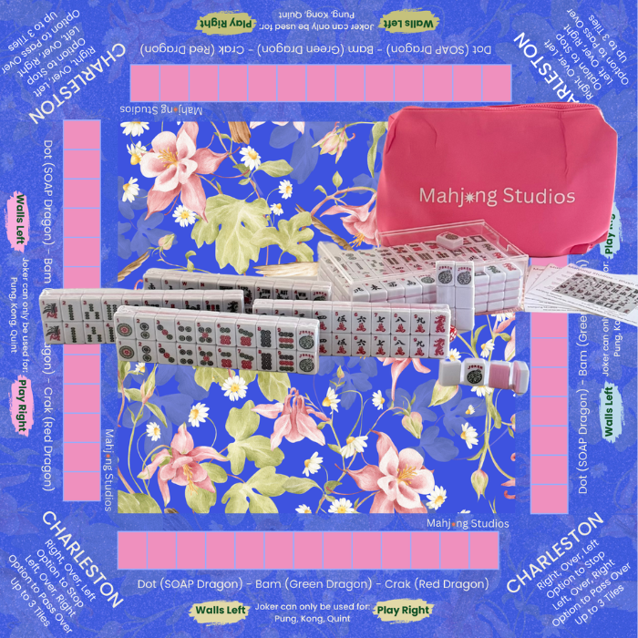 Mahjong Studios β Blush & Bamboo American Mahjong Bundle (166 Tiles)