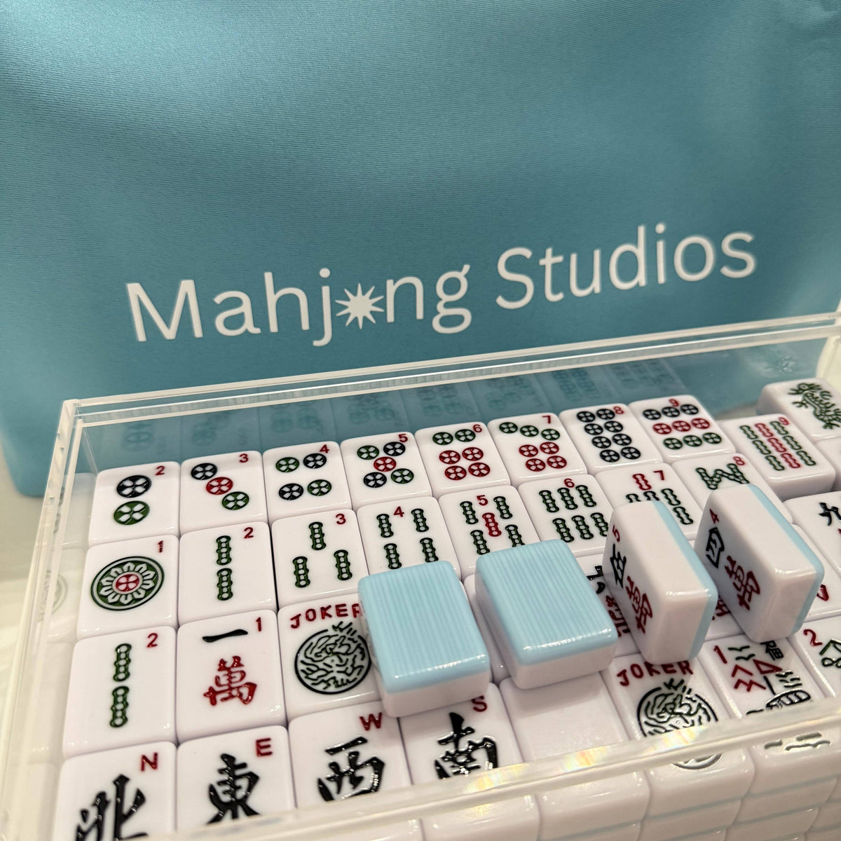 Mahjong Studios – Bamboo Sky American Mahjong Tile Set (166 Tiles)