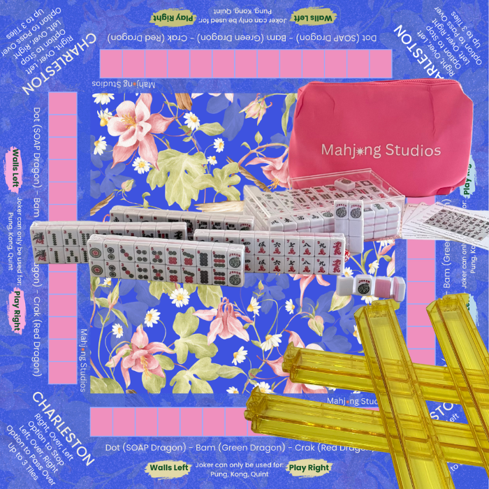 Mahjong Studios β Blush & Bamboo American Mahjong Bundle (166 Tiles)