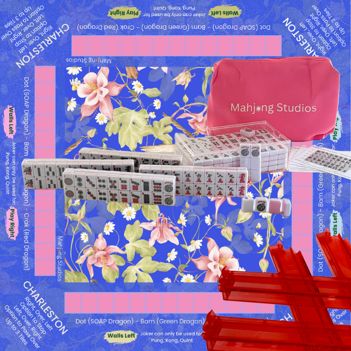 Mahjong Studios β Blush & Bamboo American Mahjong Bundle (166 Tiles)