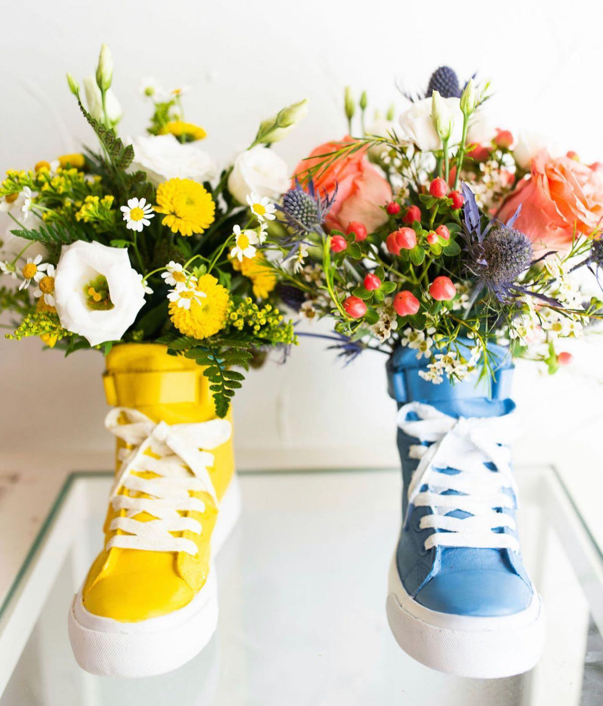 Arrangements in Tennis Shoes