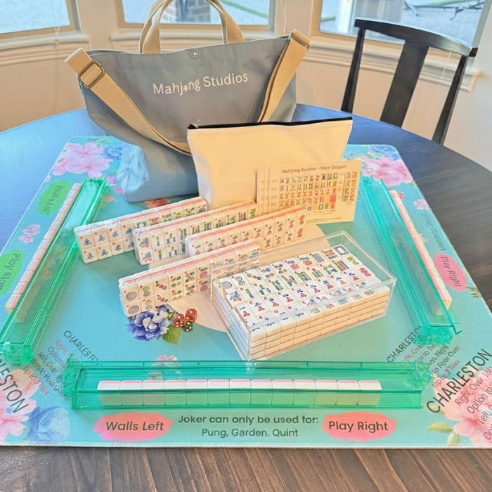 Mahjong Studios – Rose Dragon American Mahjong Bundle Tile Set (166 Tiles)