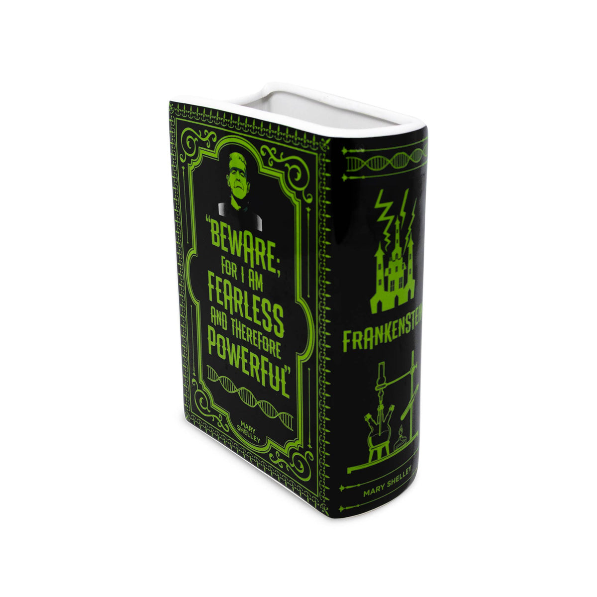 Frankenstein Book Vase