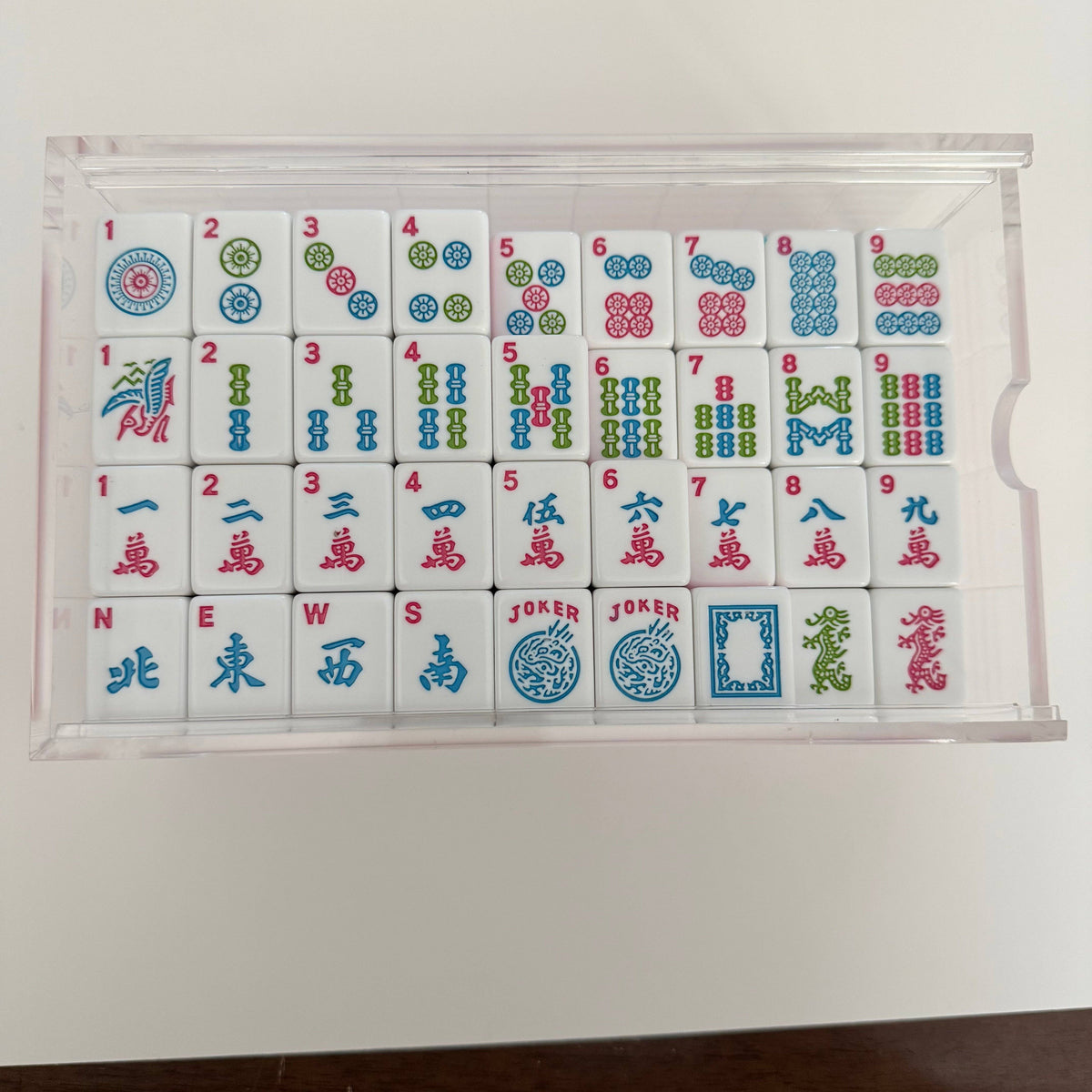 Mahjong Studios – Rose Dragon American Mahjong Bundle Tile Set (166 Tiles)