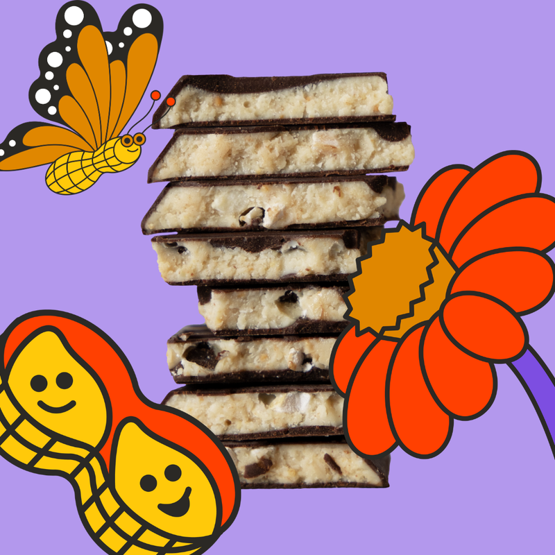 Peanut Butter-fly Truffle Bar