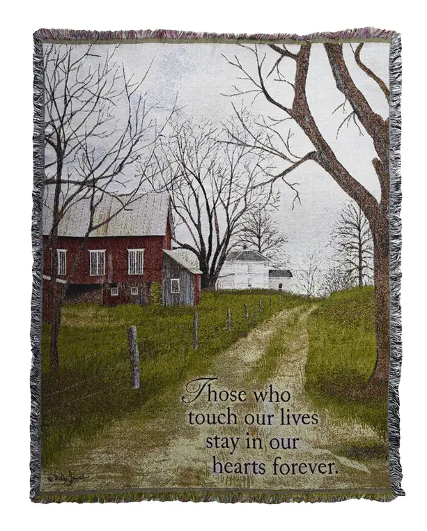 Jacobs Red Barn Blanket Sympathy Throw