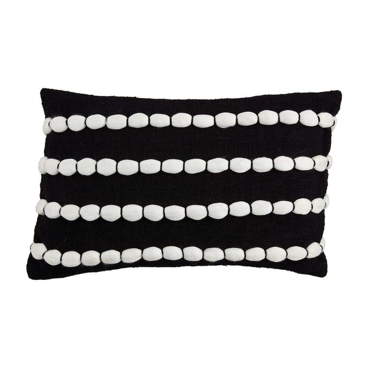 Lumbar Pom Stripe Pillow - The Floratory