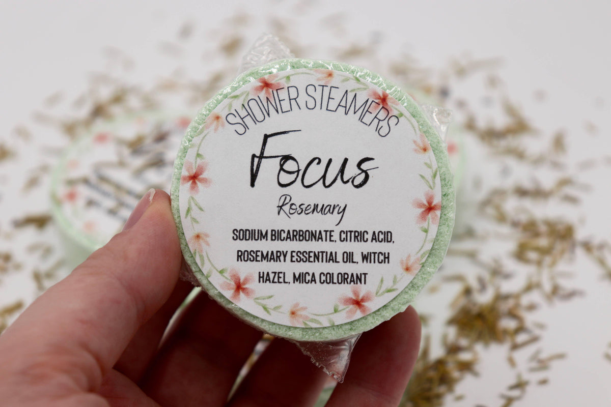 Focus, Rosemary Shower Steamer - Village Floral Designs and Gifts