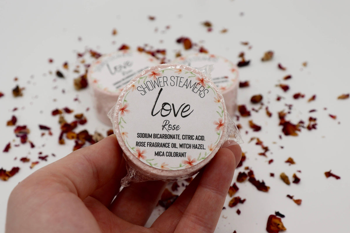 Rose Shower Steamer, Love - Village Floral Designs and Gifts